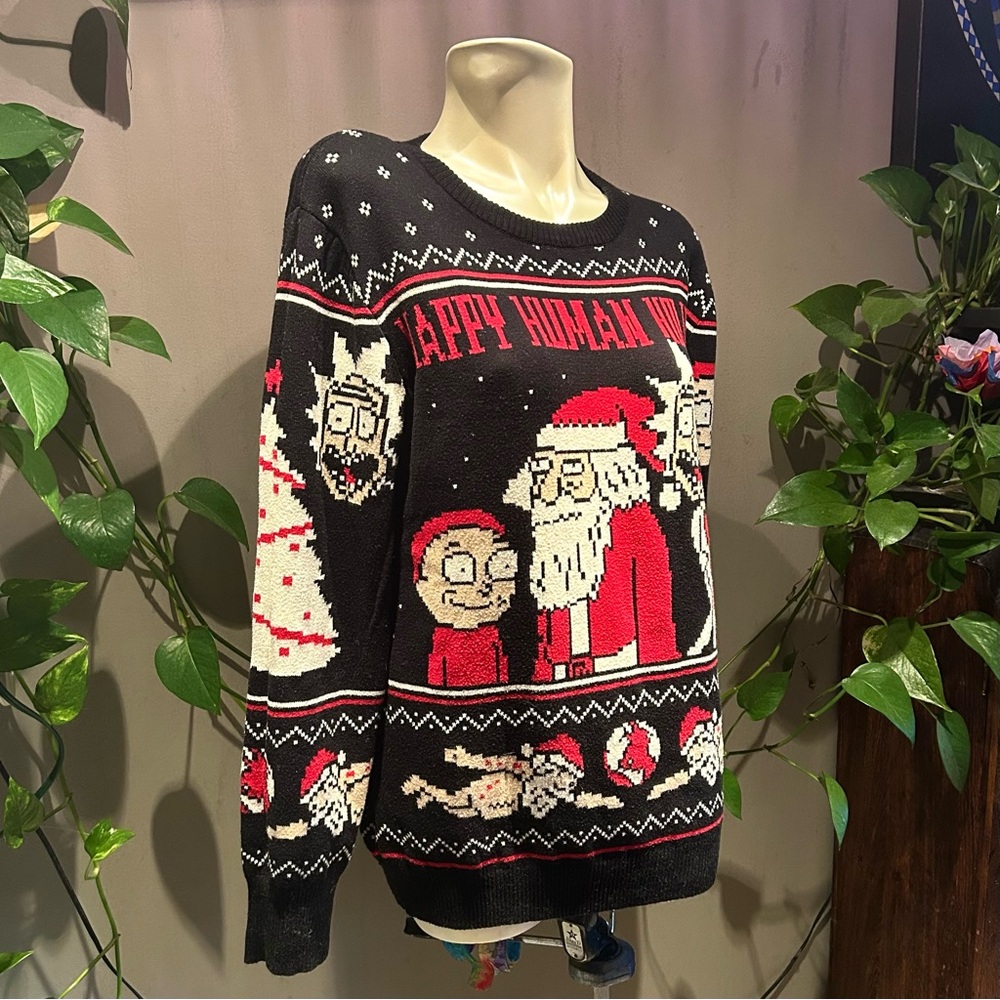 🎄Vintage Rick and Morty Christmas Sweater